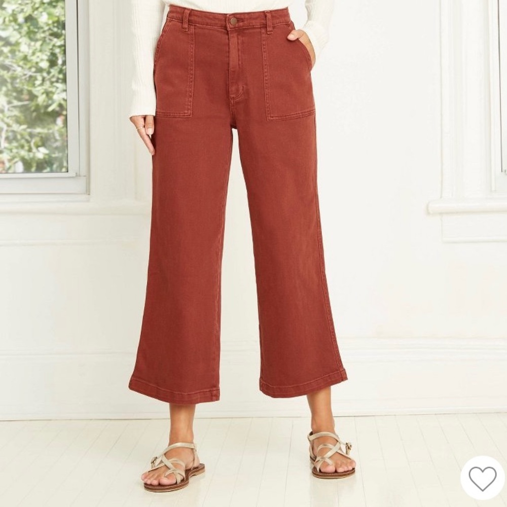 Universal Thread Wide Leg Cropped Jeans